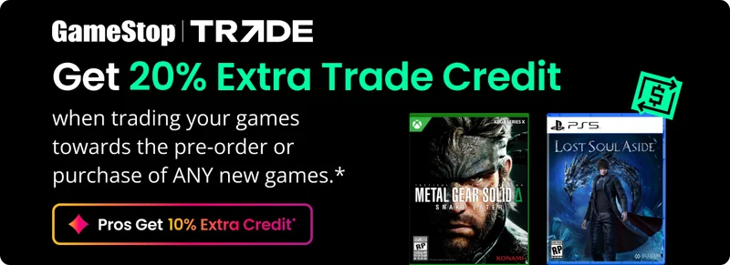 Get 20% Extra Trade Credit | Pros Get 10% Extra Credit