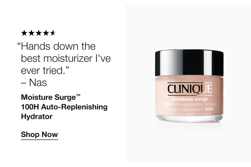 Hands down the best moisturizer I've ever tried. - Nas | Moisture Surge™ | 100H Auto-Replenishing Hydrator | Shop Now