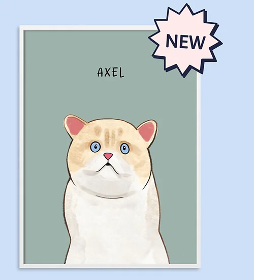Funny Cartoon Pet Portrait