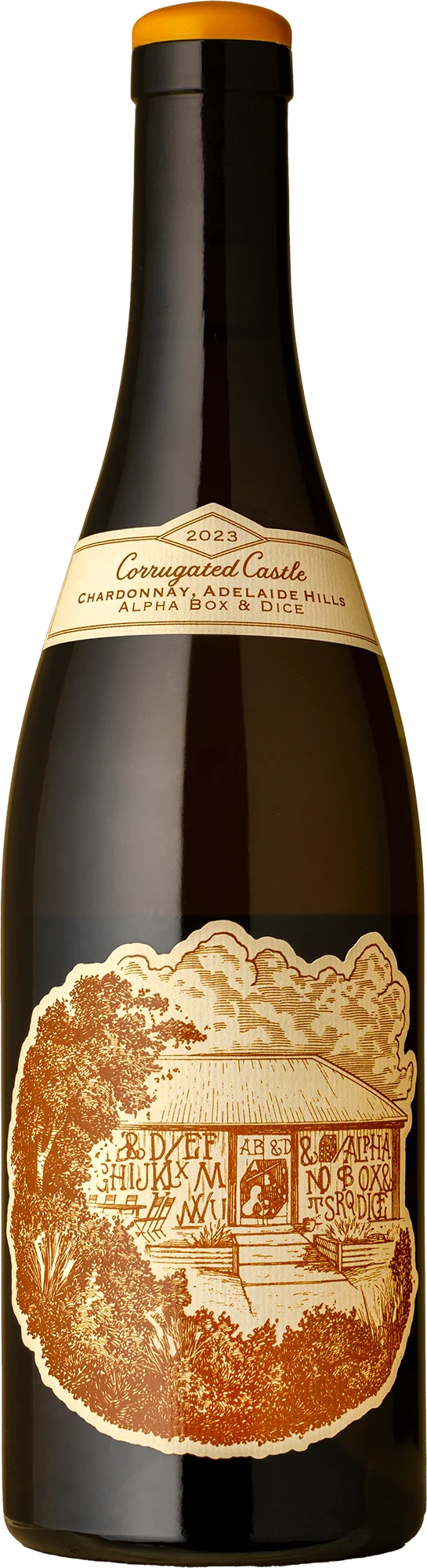 Image of Alpha Box & Dice <BR> Corrugated Castle Chardonnay 2024