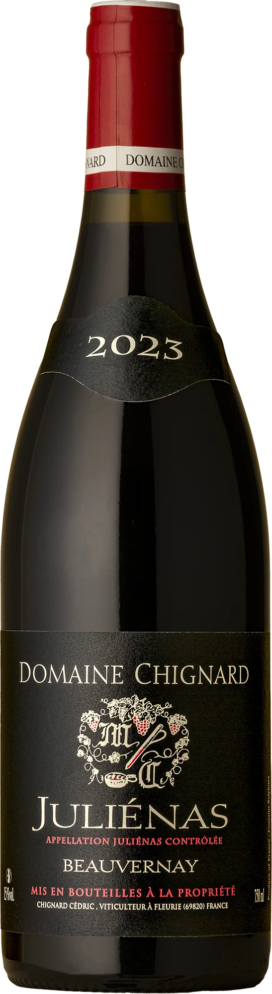 Image of Domaine Chignard <BR> Beauvernay Julienas Gamay 2023