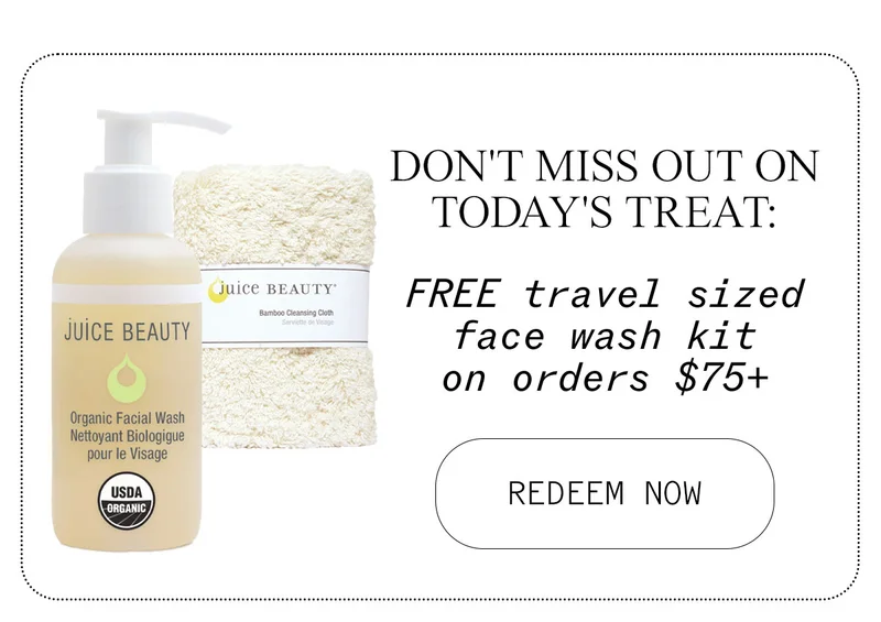 Free USDA Organic Face Wash Kit $85+ Orders