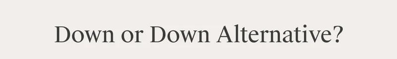 Down or Down Alternative?