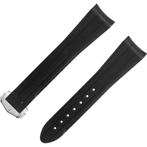 Speedmaster Moonwatch Professional black rubber strap