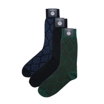 Socks Gift Box - 3 Pack - Navy, Black, Green