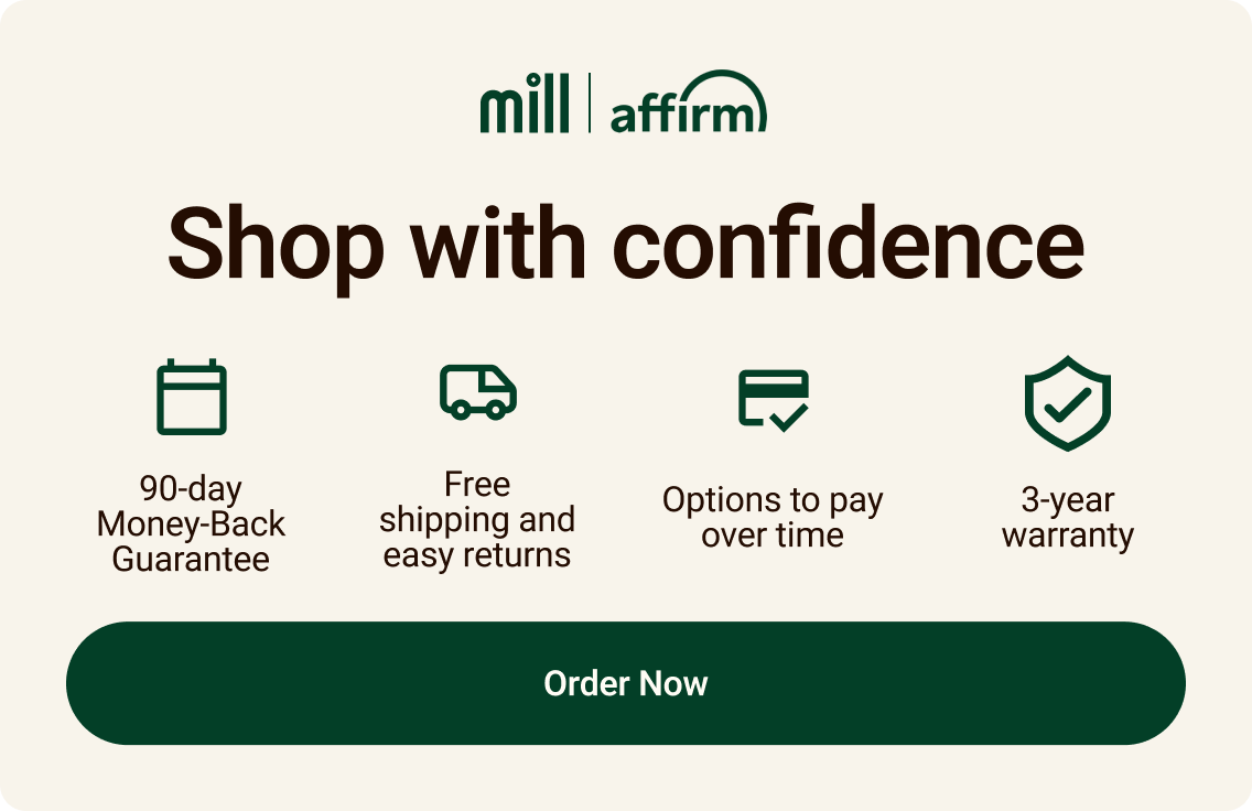 Shop with confidence. 90-day money-back guarantee. Free shipping and easy returns. Options to pay over time with Affirm. 3-year warranty. Click to order now.
