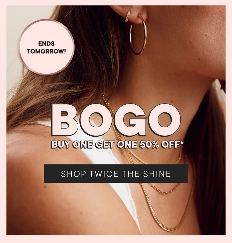 For a (very) limited time, two of your favorite brands are buy one, get one 50% off! Stock up now on all styles exclusively by Rocksbox and Rocksbox Redefined.