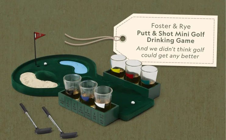 Putt & Shot Mini Golf Drinking Game