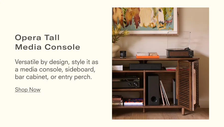 Opera Tall Media Console