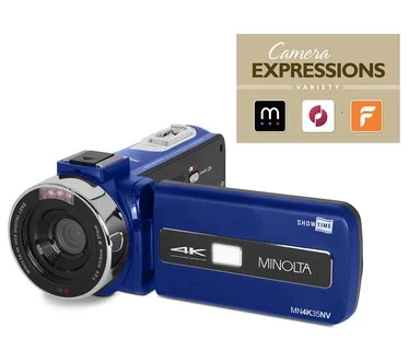 Minolta MN4K35NV Camcorder with 32GB SD Card & Accessories