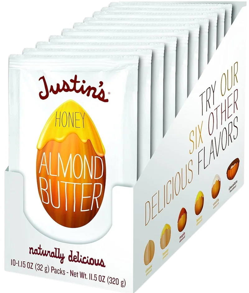 Image of Justin's Honey Almond Nut Butter Squeeze Pack (10 Pack)