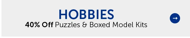 Hobbies - 40% Off Puzzles & Boxed Model Kits