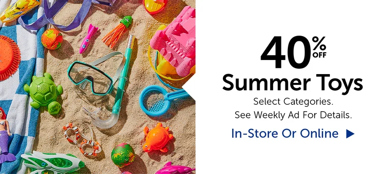 40% Off Summer Toys - Select Categories