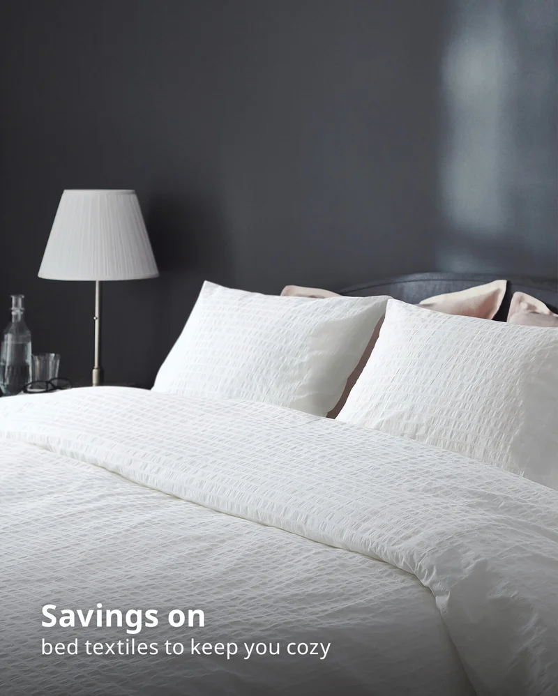 Savings on bed textiles to keep you cozy