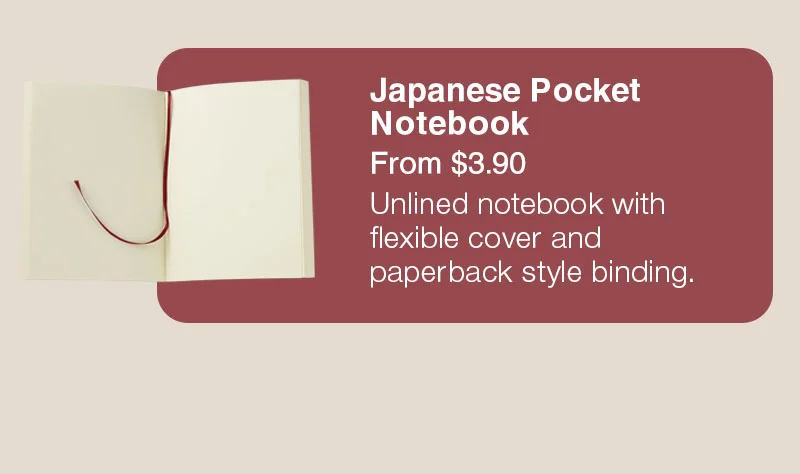 Shop Japanese Pocket Notebook