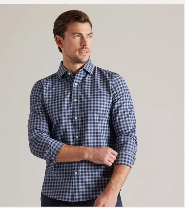 Blue/Light Blue Gingham