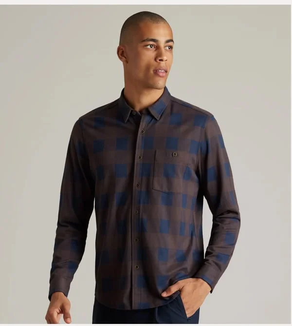 Ristretto Brown Buffalo Check