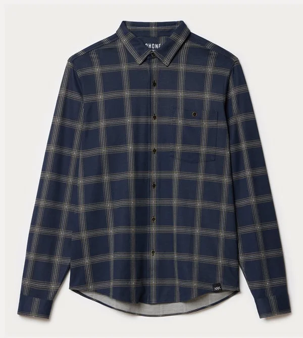 True Navy Windowpane