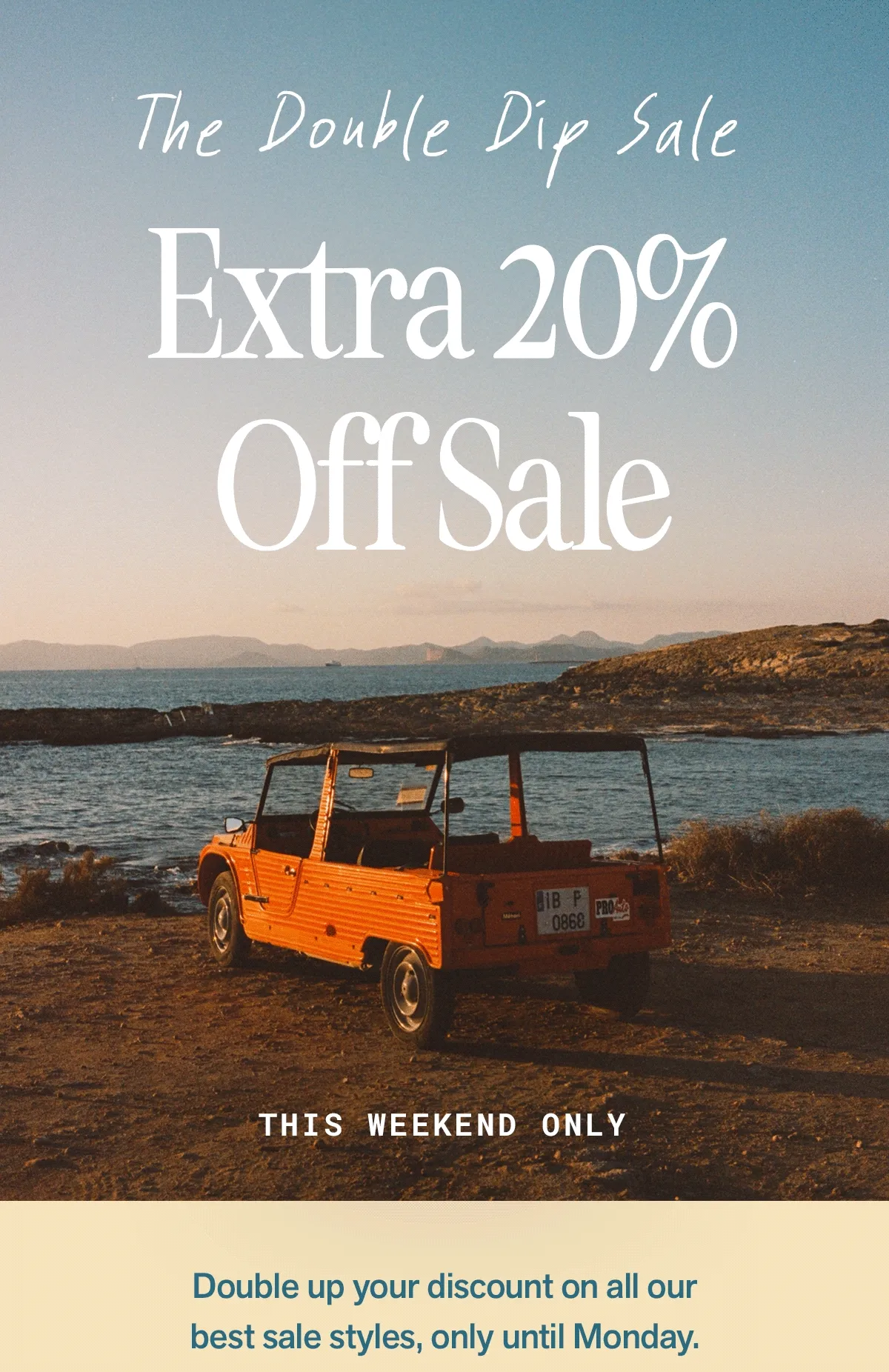 Welcome to the Double Dip Sale