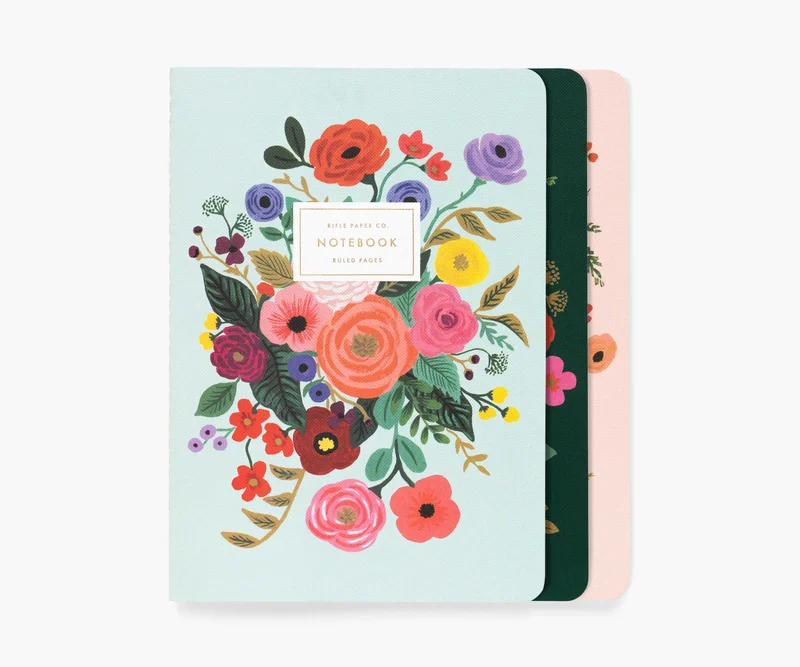 Image of Stitched Notebook Set - Garden Party