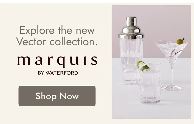 Explore the new Marquis by Waterford Vector collection