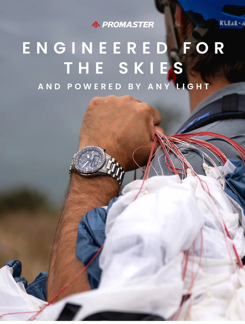 PROMASTER: Engineered for the Skies and Powered by Any Light