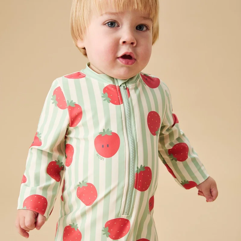 Image of Strawberry One-Piece Rashguard