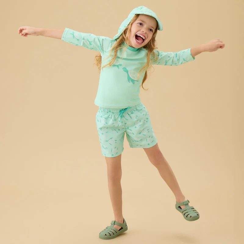 Image of Sea Turtle Swim Trunks