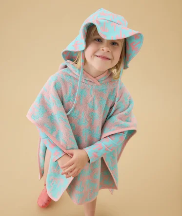 description shipping & returns KIDLY by MORI Towelling Hooded Poncho