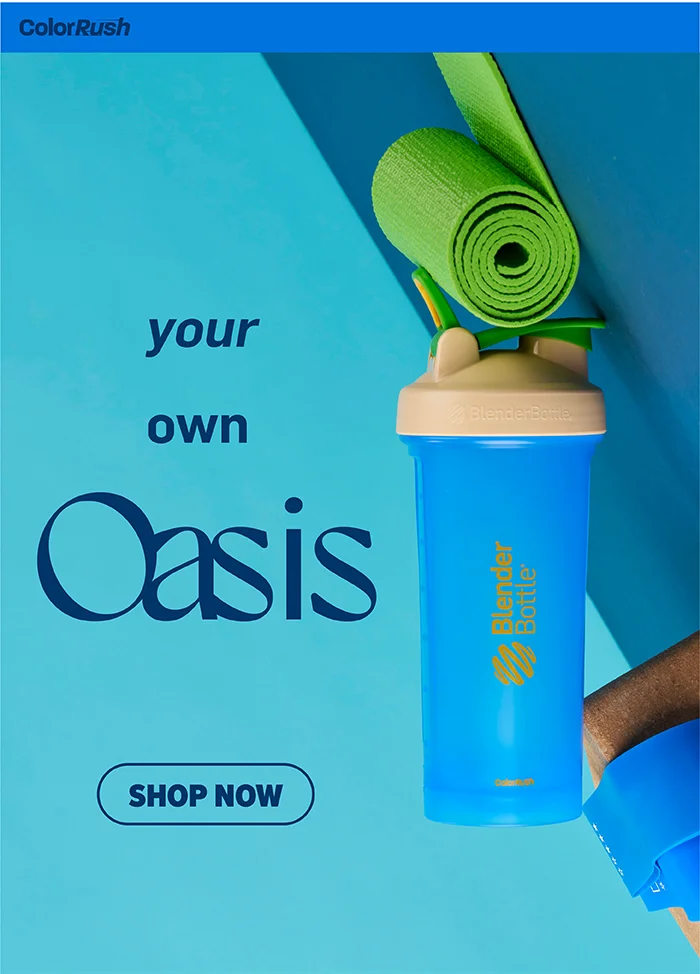 Oasis Special Edition BlenderBottle Color Rush