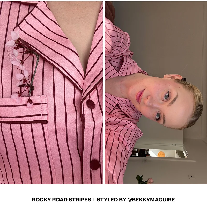 Rocky Road Stripes Styled by Bekkymaguire