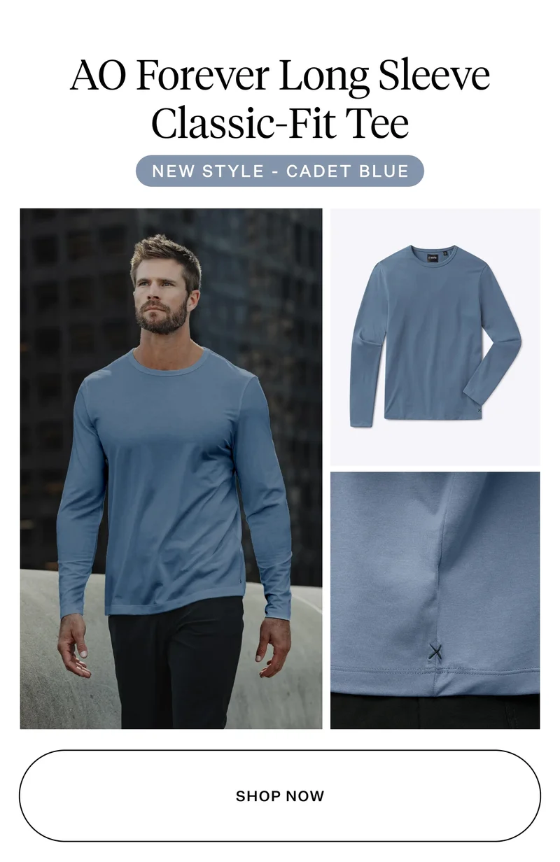 AO Forever Long Sleeve Classic-Fit Tee