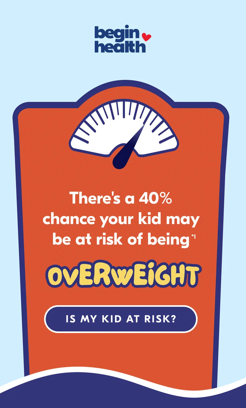 Is my kid at risk of being overweight?