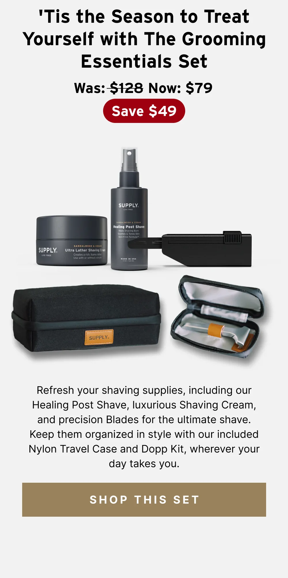 Tis the Season to Treat Yourself with The Essential Grooming Set