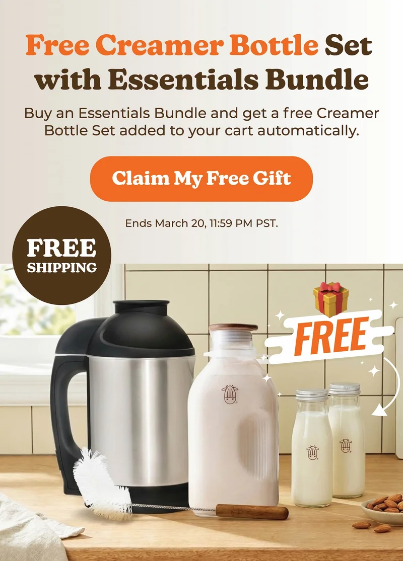 Free Creamer Bottle Set with Essentials Bundle
