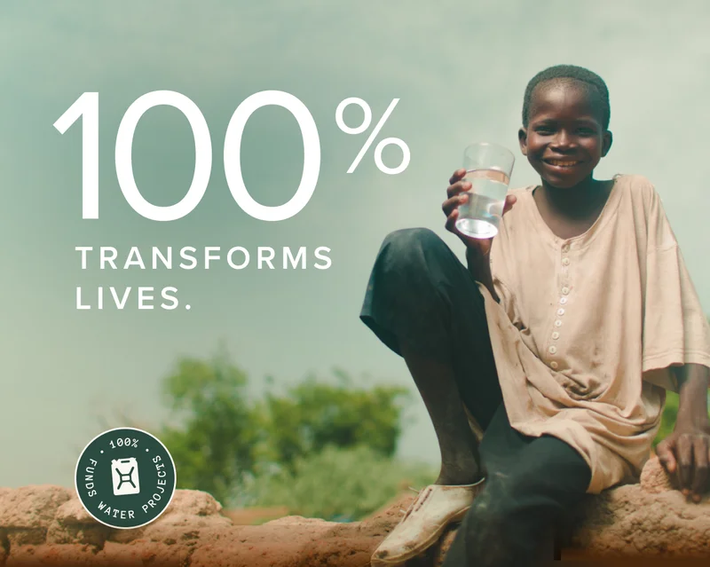 100% transforms lives.