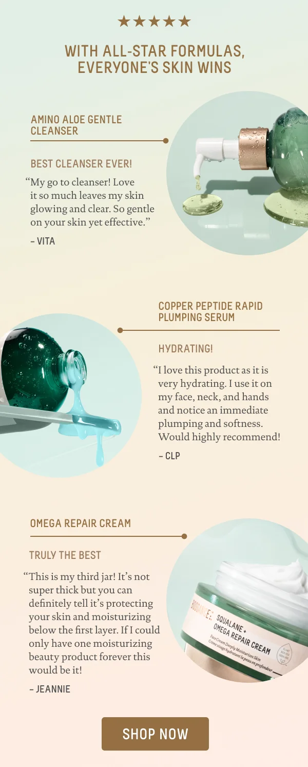 With All-Star Formulas, Everyone's Skin Wins