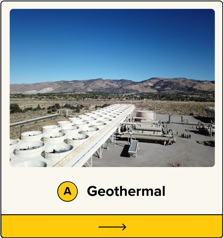 A. Geothermal