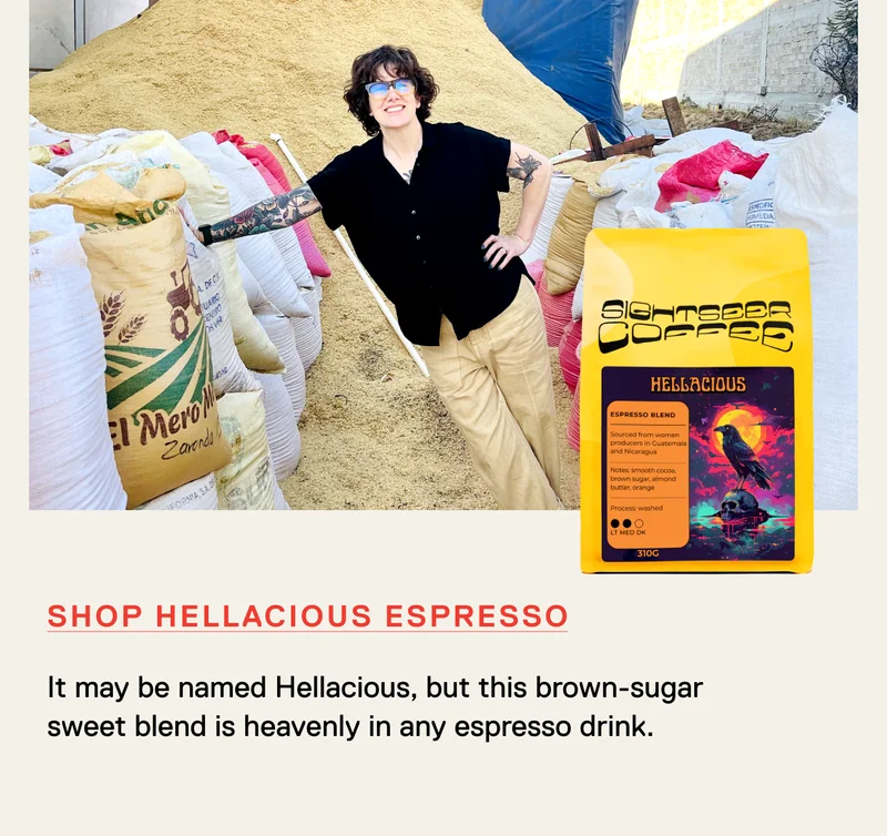 Shop Hellacious Espresso. It may be named hellacious, but this brown sugar sweet blend is heavenly in any espresso drink