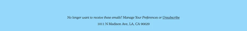 Manage Preferences