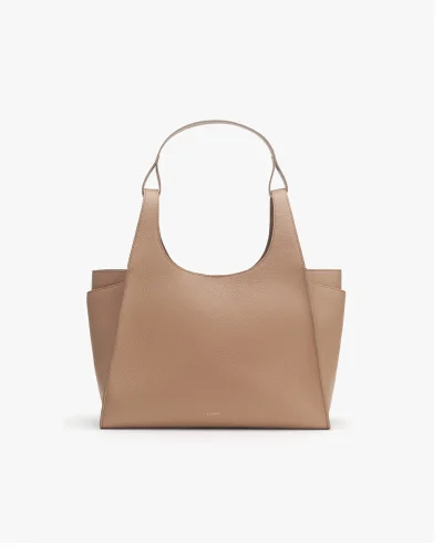 Double Loop Satchel Cappuccino