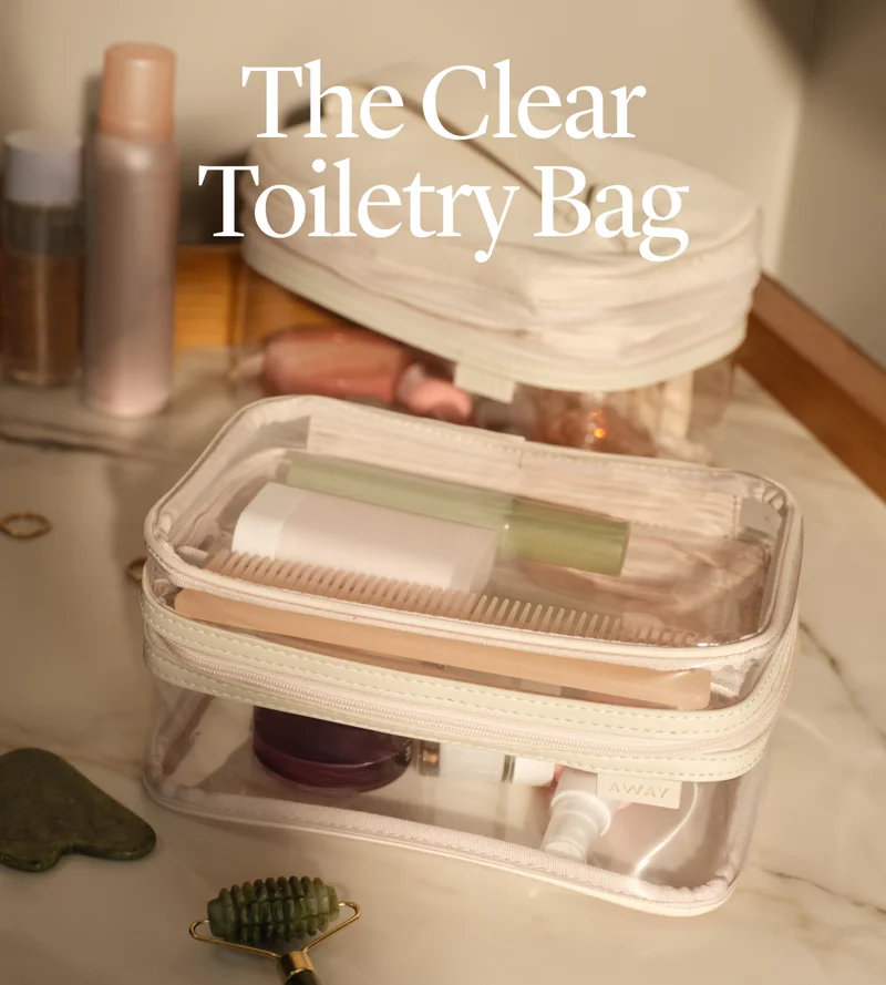 The Clear Toiletry Bag, Cleared for takeoff