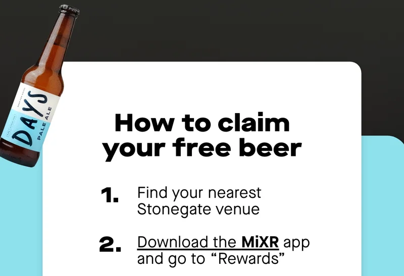 How to claim your free beer