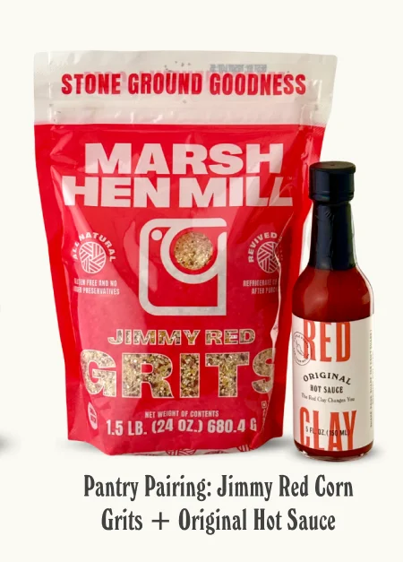 Pantry Pairing: Jimmy Red Corn Grits + Original Hot Sauce