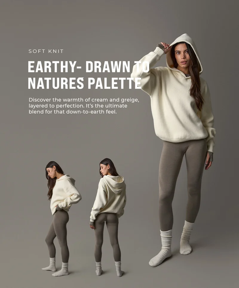Divine Wool V-shape Tights Wmn Greige
