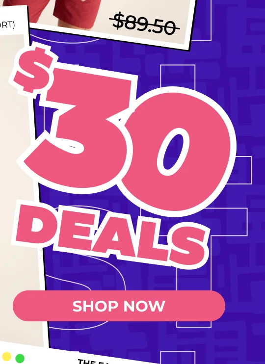 Shop $30 Deals