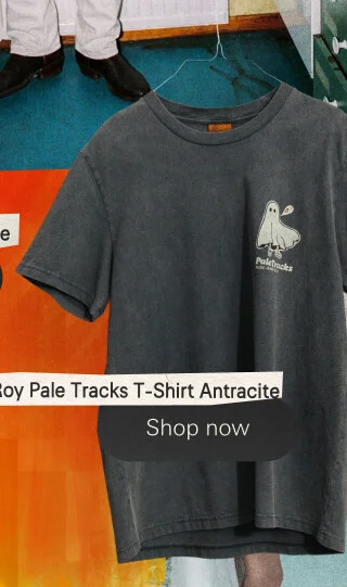 Roy Pale Tracks T-Shirt Antracite