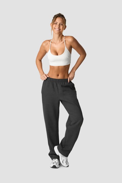 Image of Everyday Straight Leg Sweatpants Grey Melange