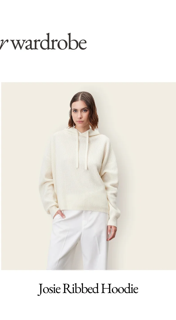 Josie Chunky Cashmere Hoodie