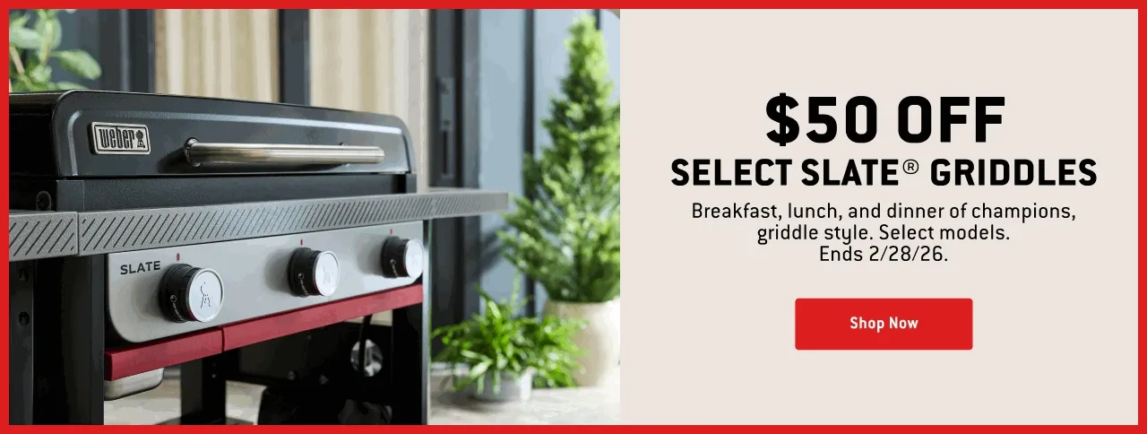 $50 Off Slate® Griddle